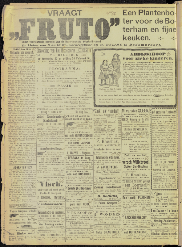 Bekijk detail van "Dedemsvaartsche Courant 18/2/1911 pagina 6 van 6<br xmlns:atlantis="urn:atlantis" />"