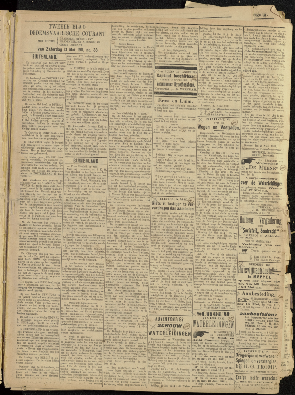 Bekijk detail van "Dedemsvaartsche Courant 13/5/1911 pagina 5 van 6<br xmlns:atlantis="urn:atlantis" />"