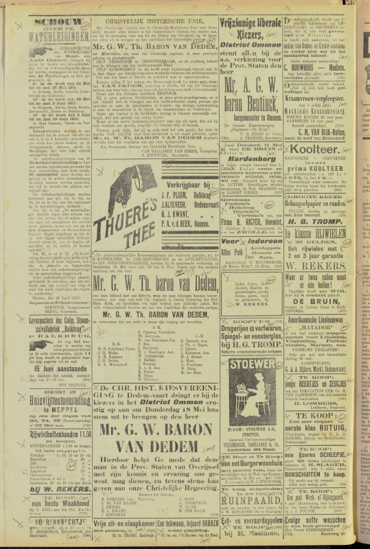 Bekijk detail van "Dedemsvaartsche Courant 17/5/1911 pagina 4 van 4<br xmlns:atlantis="urn:atlantis" />"