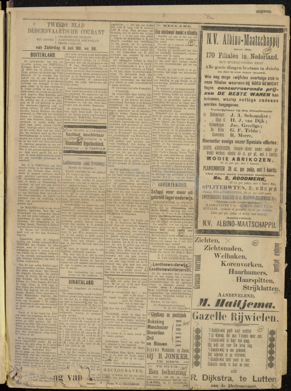 Bekijk detail van "Dedemsvaartsche Courant 12/7/1911 pagina 5 van 6<br xmlns:atlantis="urn:atlantis" />"