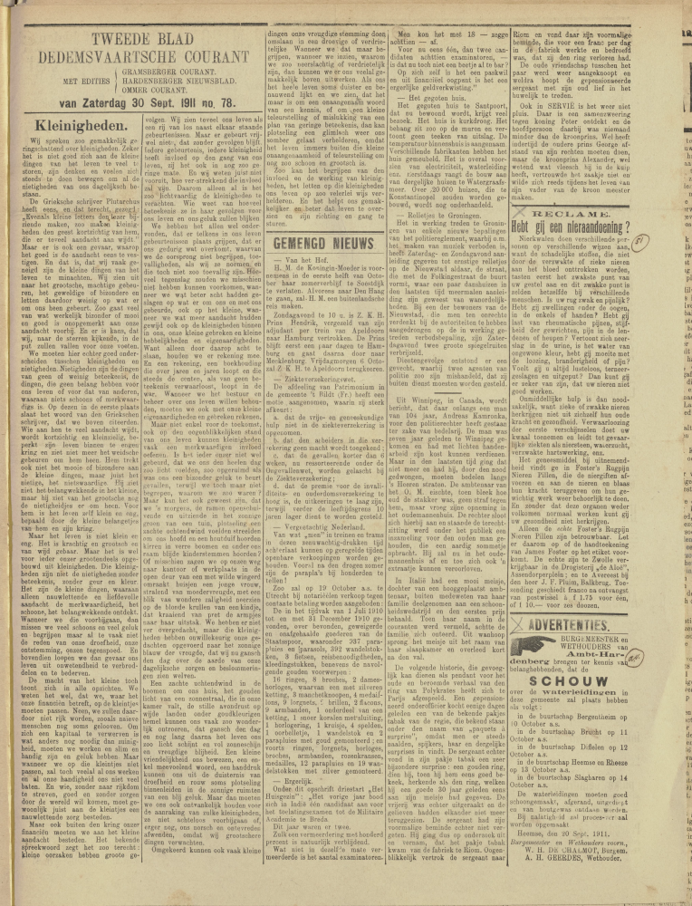 Bekijk detail van "Dedemsvaartsche Courant 27/9/1911 pagina 5 van 6<br xmlns:atlantis="urn:atlantis" />"