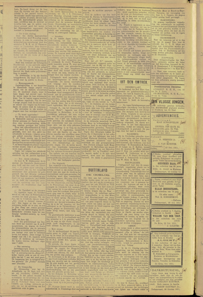 Bekijk detail van "Dedemsvaartsche Courant 1/11/1911 pagina 2 van 6<br xmlns:atlantis="urn:atlantis" />"