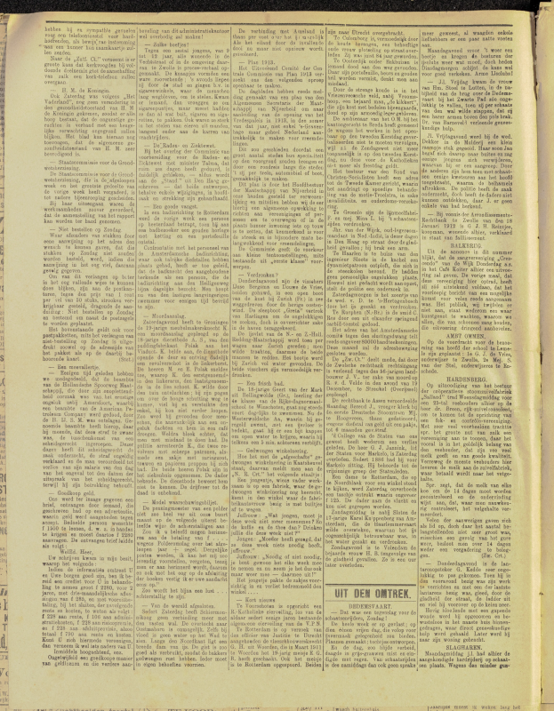 Bekijk detail van "Dedemsvaartsche Courant 24/1/1912 pagina 2 van 4<br xmlns:atlantis="urn:atlantis" />"