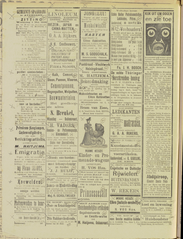 Bekijk detail van "Dedemsvaartsche Courant 27/4/1912 pagina 8 van 8<br xmlns:atlantis="urn:atlantis" />"