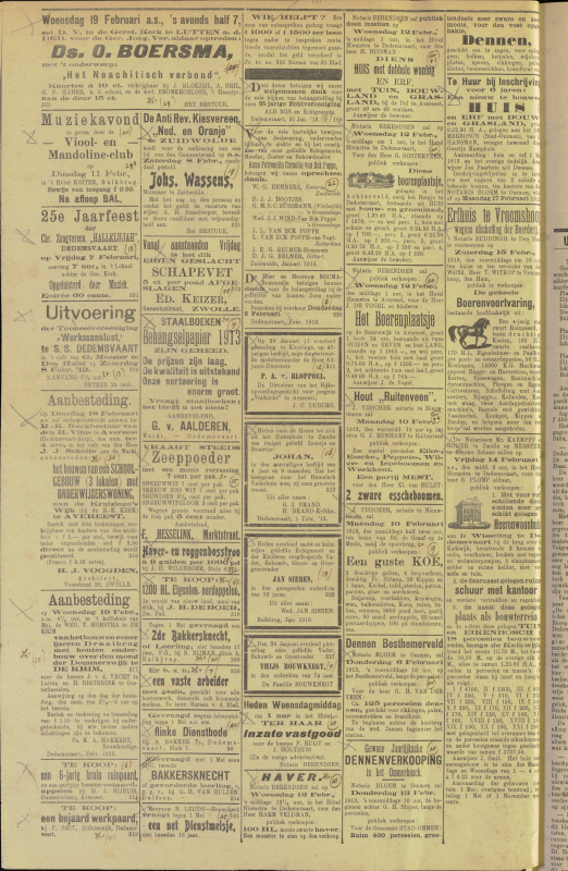 Bekijk detail van "Dedemsvaartsche Courant 5/2/1913 pagina 4 van 4<br xmlns:atlantis="urn:atlantis" />"