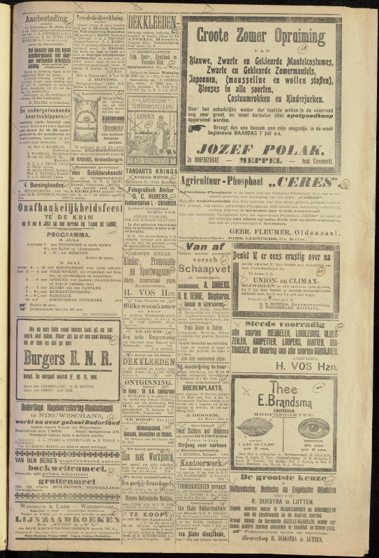 Bekijk detail van "Dedemsvaartsche Courant 5/7/1913 pagina 3 van 4<br xmlns:atlantis="urn:atlantis" />"