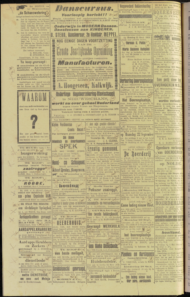 Bekijk detail van "Dedemsvaartsche Courant 17/9/1913 pagina 4 van 4<br xmlns:atlantis="urn:atlantis" />"