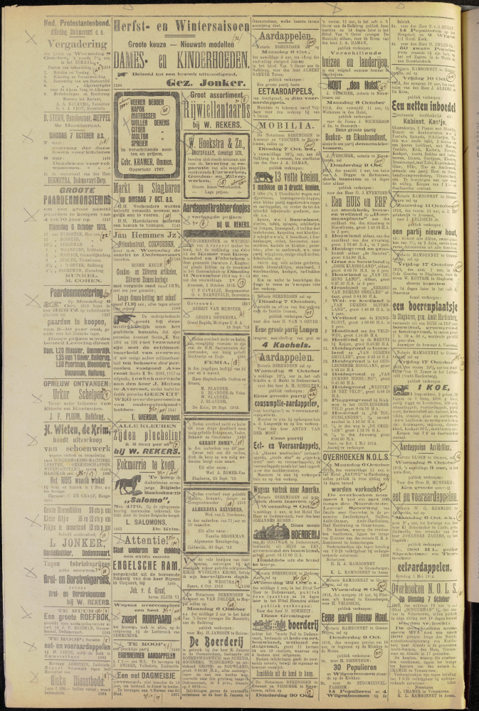 Bekijk detail van "Dedemsvaartsche Courant 4/10/1913 pagina 4 van 4<br xmlns:atlantis="urn:atlantis" />"