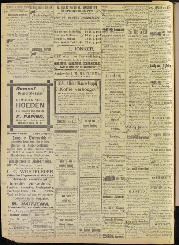 Bekijk detail van "Dedemsvaartsche Courant 18/10/1913 pagina 4 van 4<br xmlns:atlantis="urn:atlantis" />"