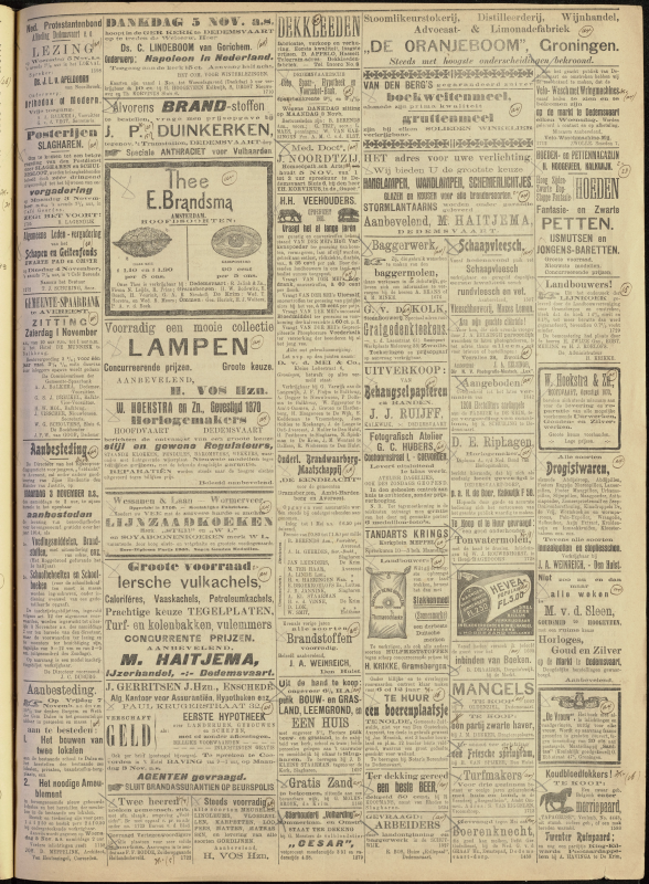 Bekijk detail van "Dedemsvaartsche Courant 1/11/1913 pagina 3 van 4<br xmlns:atlantis="urn:atlantis" />"