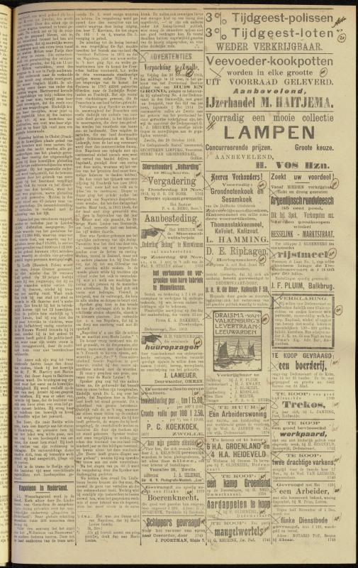 Bekijk detail van "Dedemsvaartsche Courant 12/11/1913 pagina 3 van 4<br xmlns:atlantis="urn:atlantis" />"