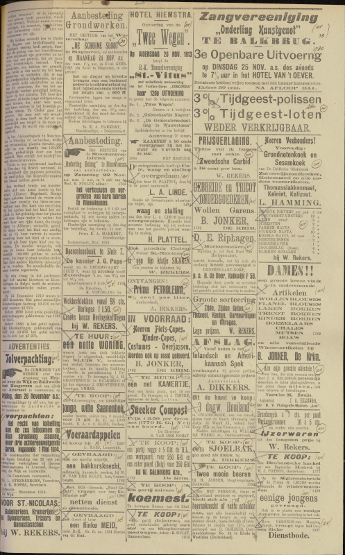 Bekijk detail van "Dedemsvaartsche Courant 19/11/1913 pagina 3 van 4<br xmlns:atlantis="urn:atlantis" />"