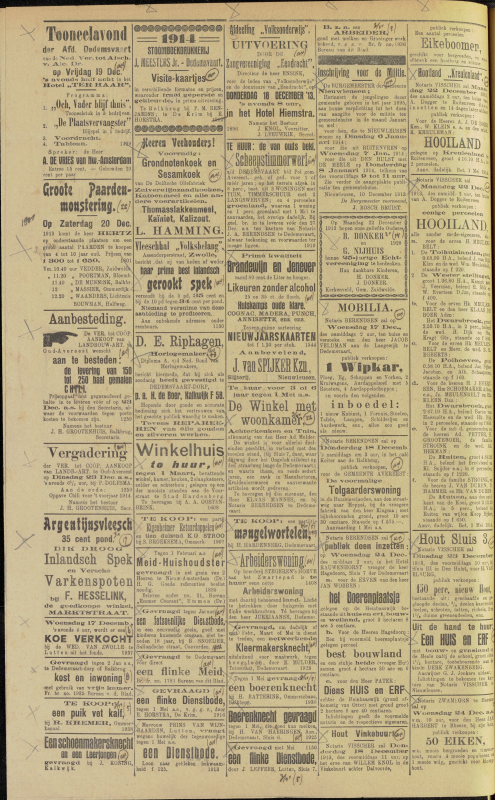 Bekijk detail van "Dedemsvaartsche Courant 17/12/1913 pagina 4 van 4<br xmlns:atlantis="urn:atlantis" />"