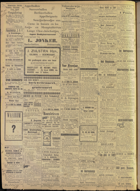 Bekijk detail van "Dedemsvaartsche Courant 27/12/1913 pagina 4 van 4<br xmlns:atlantis="urn:atlantis" />"