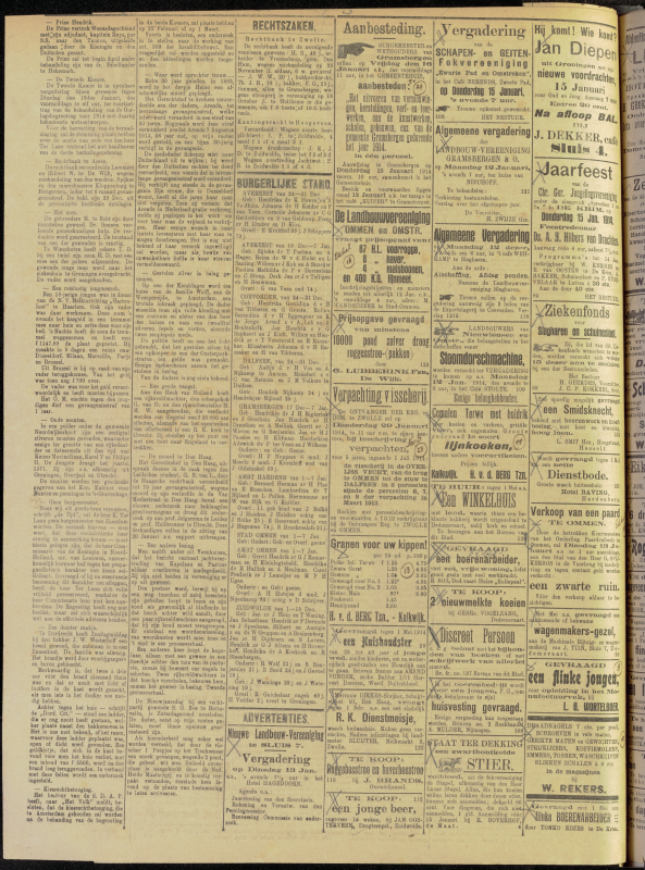 Bekijk detail van "Dedemsvaartsche Courant 10/1/1914 pagina 2 van 4<br xmlns:atlantis="urn:atlantis" />"