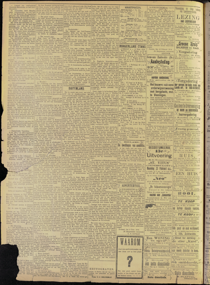 Bekijk detail van "Dedemsvaartsche Courant 14/2/1914 pagina 2 van 4<br xmlns:atlantis="urn:atlantis" />"