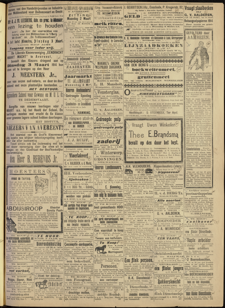 Bekijk detail van "Dedemsvaartsche Courant 28/2/1914 pagina 3 <span class="highlight">van</span> 4<br xmlns:atlantis="urn:atlantis" />"