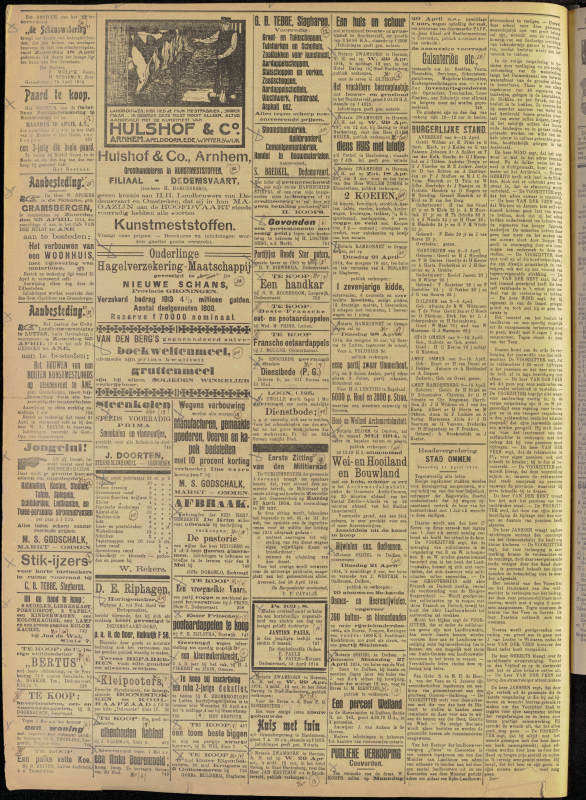 Bekijk detail van "Dedemsvaartsche Courant 18/4/1914 pagina 4 van 4<br xmlns:atlantis="urn:atlantis" />"