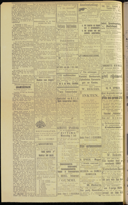 Bekijk detail van "Dedemsvaartsche Courant 27/6/1914 pagina 2 van 8<br xmlns:atlantis="urn:atlantis" />"