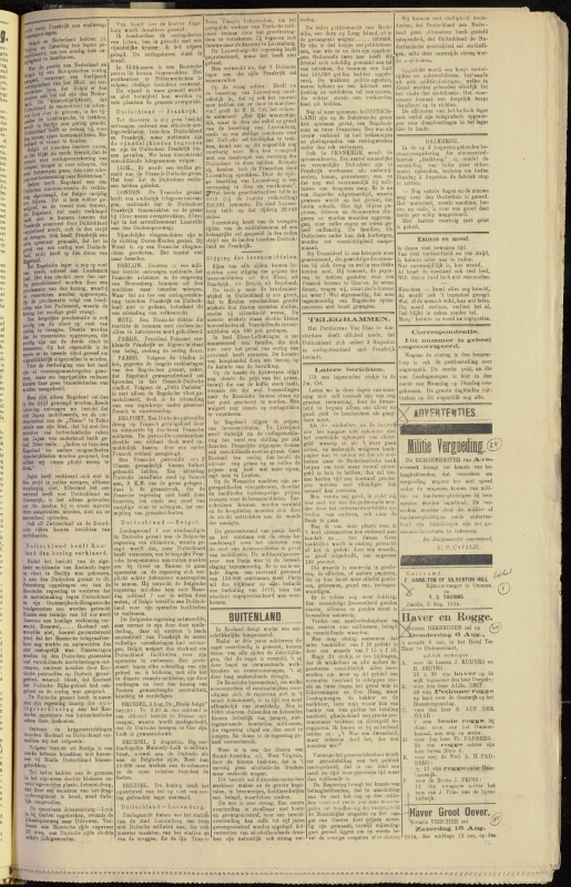 Bekijk detail van "Dedemsvaartsche Courant 5/8/1914 pagina 3 van 4<br xmlns:atlantis="urn:atlantis" />"