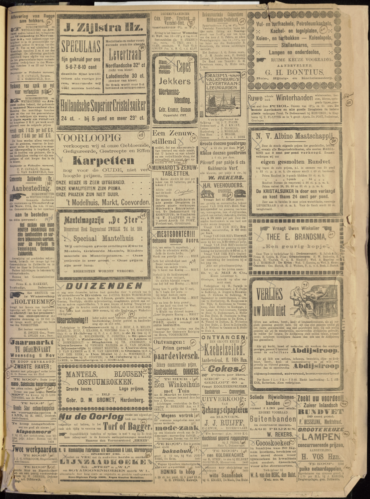 Bekijk detail van "Dedemsvaartsche Courant 7/11/1914 pagina 3 van 4<br xmlns:atlantis="urn:atlantis" />"