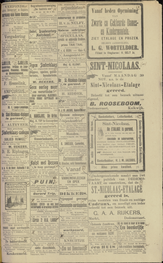 Bekijk detail van "Dedemsvaartsche Courant 28/11/1914 pagina 8 van 9<br xmlns:atlantis="urn:atlantis" />"