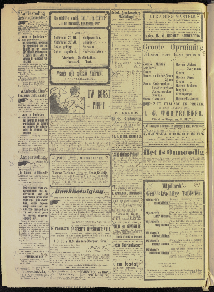 Bekijk detail van "Dedemsvaartsche Courant 12/12/1914 pagina 4 van 4<br xmlns:atlantis="urn:atlantis" />"