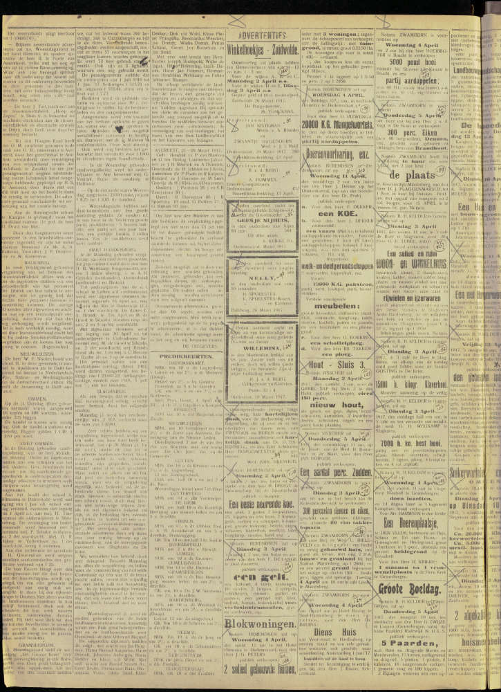 Bekijk detail van "Dedemsvaartsche Courant 31/3/1917 pagina 2 van 4<br xmlns:atlantis="urn:atlantis" />"