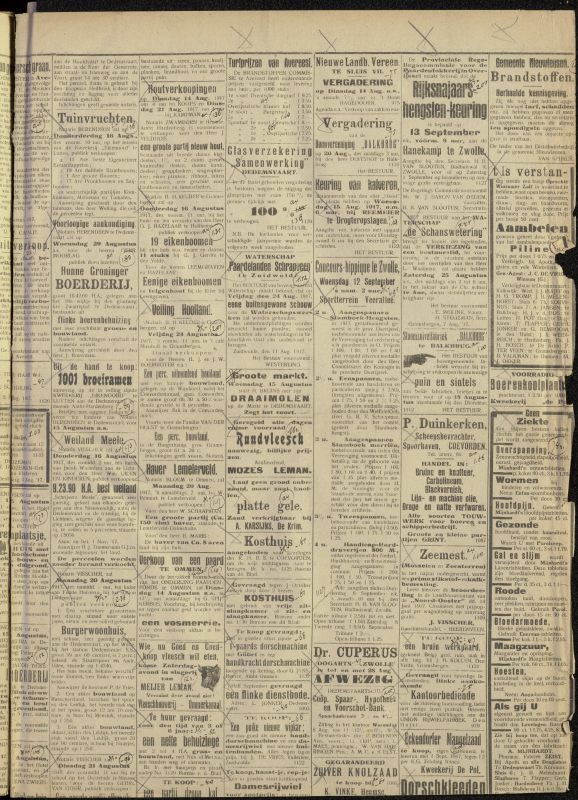 Bekijk detail van "Dedemsvaartsche Courant 11/8/1917 pagina 3 van 4<br xmlns:atlantis="urn:atlantis" />"