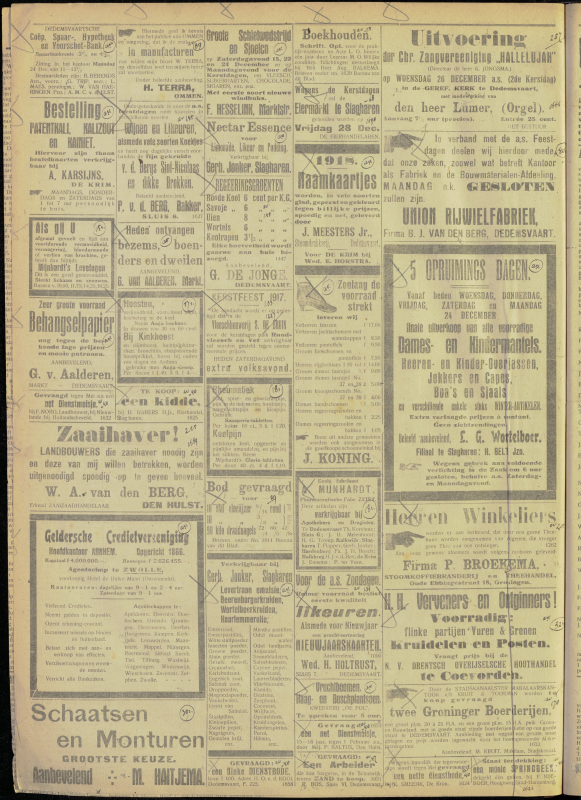 Bekijk detail van "Dedemsvaartsche Courant 22/12/1917 pagina 4 van 4<br xmlns:atlantis="urn:atlantis" />"