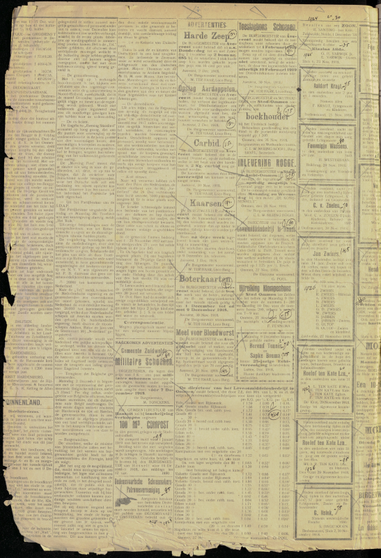 Bekijk detail van "Dedemsvaartsche Courant 4/12/1918 pagina 2 van 4<br xmlns:atlantis="urn:atlantis" />"