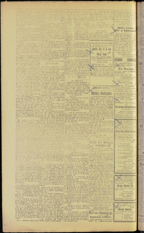 Bekijk detail van "Dedemsvaartsche Courant 21/5/1919 pagina 2 van 4<br xmlns:atlantis="urn:atlantis" />"