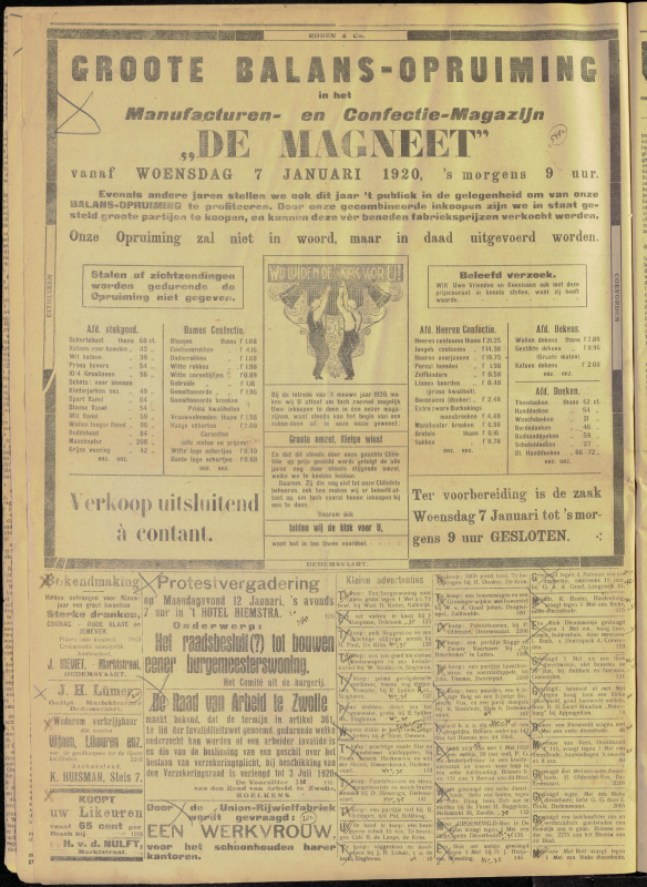 Bekijk detail van "Dedemsvaartsche Courant 7/1/1920 pagina 4 van 4<br xmlns:atlantis="urn:atlantis" />"