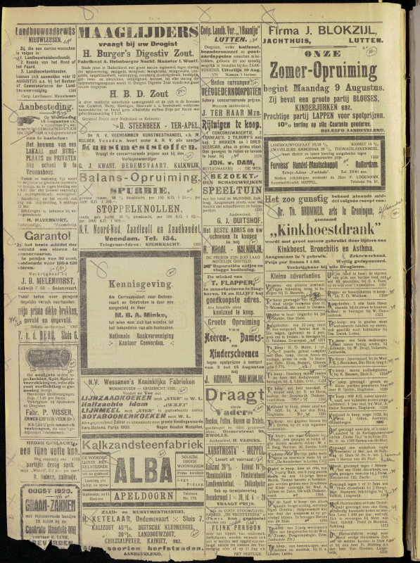 Bekijk detail van "Dedemsvaartsche Courant 7/8/1920 pagina 4 van 4<br xmlns:atlantis="urn:atlantis" />"