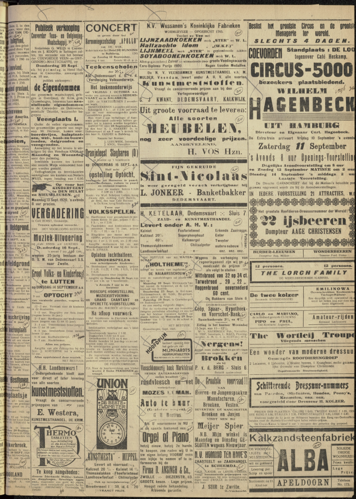 Bekijk detail van "Dedemsvaartsche Courant 11/9/1920 pagina 3 van 4<br xmlns:atlantis="urn:atlantis" />"