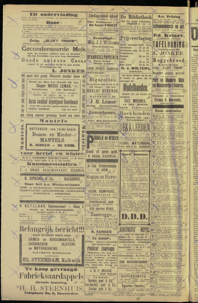 Bekijk detail van "Dedemsvaartsche Courant 6/10/1920 pagina 4 van 4<br xmlns:atlantis="urn:atlantis" />"