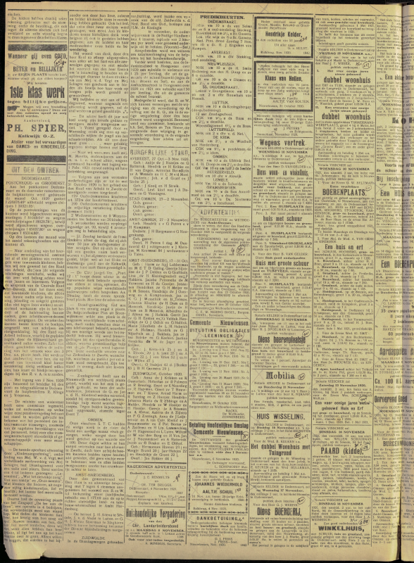 Bekijk detail van "Dedemsvaartsche Courant 6/11/1920 pagina 2 van 4<br xmlns:atlantis="urn:atlantis" />"