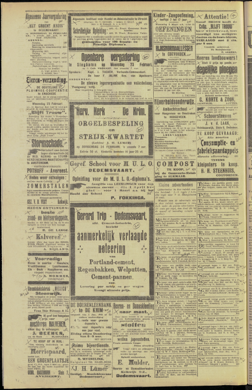 Bekijk detail van "Dedemsvaartsche Courant 23/2/1921 pagina 4 van 4<br xmlns:atlantis="urn:atlantis" />"