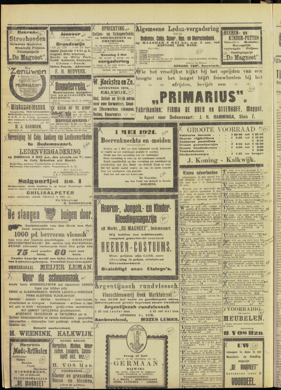Bekijk detail van "Dedemsvaartsche Courant 30/4/1921 pagina 4 van 4<br xmlns:atlantis="urn:atlantis" />"