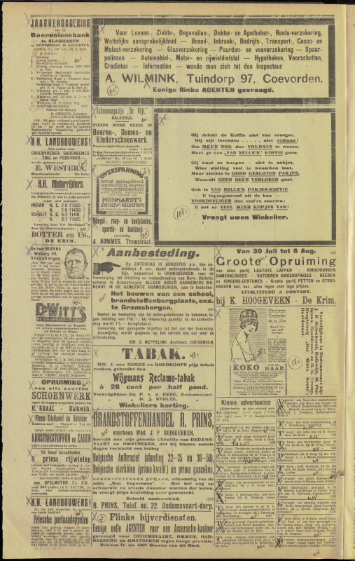 Bekijk detail van "Dedemsvaartsche Courant 10/8/1921 pagina 4 van 4<br xmlns:atlantis="urn:atlantis" />"