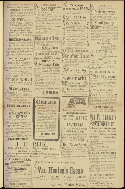 Bekijk detail van "Dedemsvaartsche Courant 21/11/1891 pagina 3 van 4<br xmlns:atlantis="urn:atlantis" />"