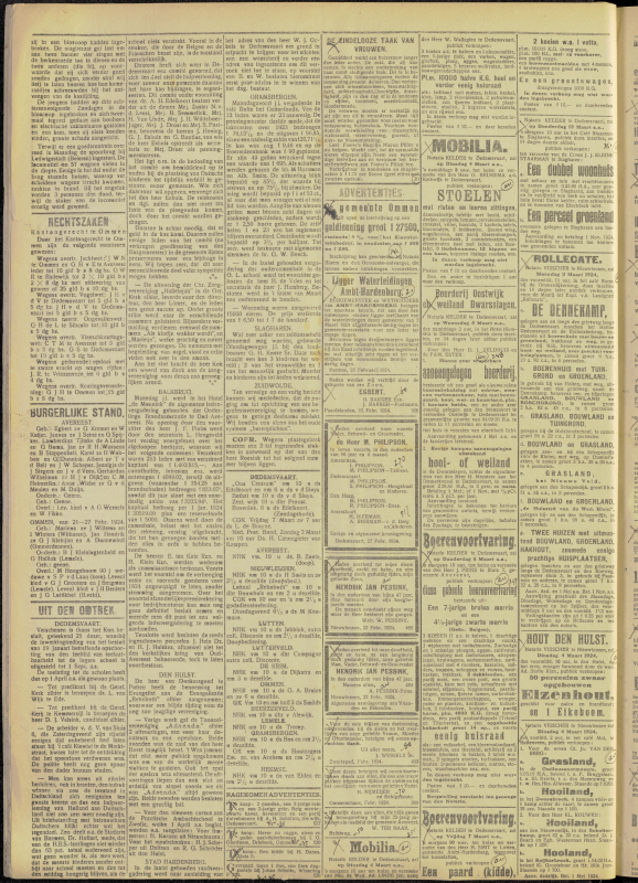 Bekijk detail van "Dedemsvaartsche Courant 1/3/1924 pagina 2 van 6<br xmlns:atlantis="urn:atlantis" />"