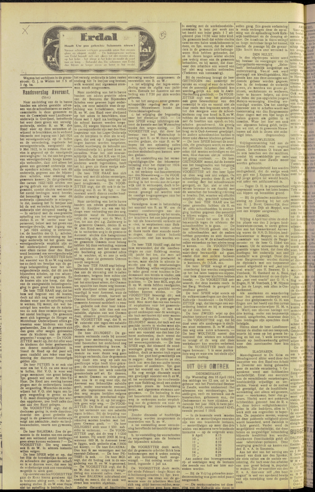 Bekijk detail van "Dedemsvaartsche Courant 9/4/1924 pagina 2 van 4<br xmlns:atlantis="urn:atlantis" />"