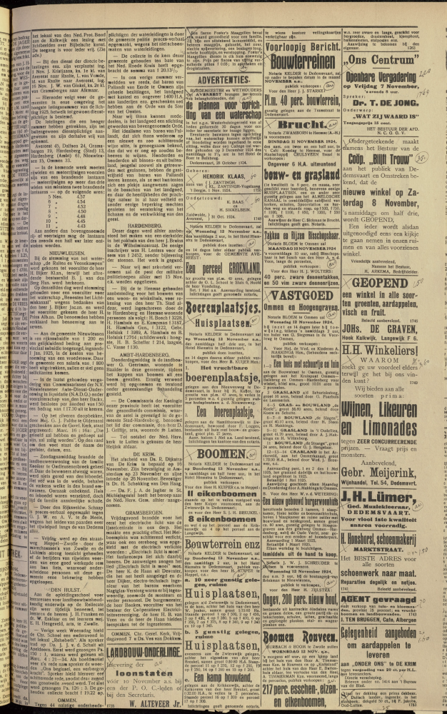 Bekijk detail van "Dedemsvaartsche Courant 5/11/1924 pagina 3 van 4<br xmlns:atlantis="urn:atlantis" />"