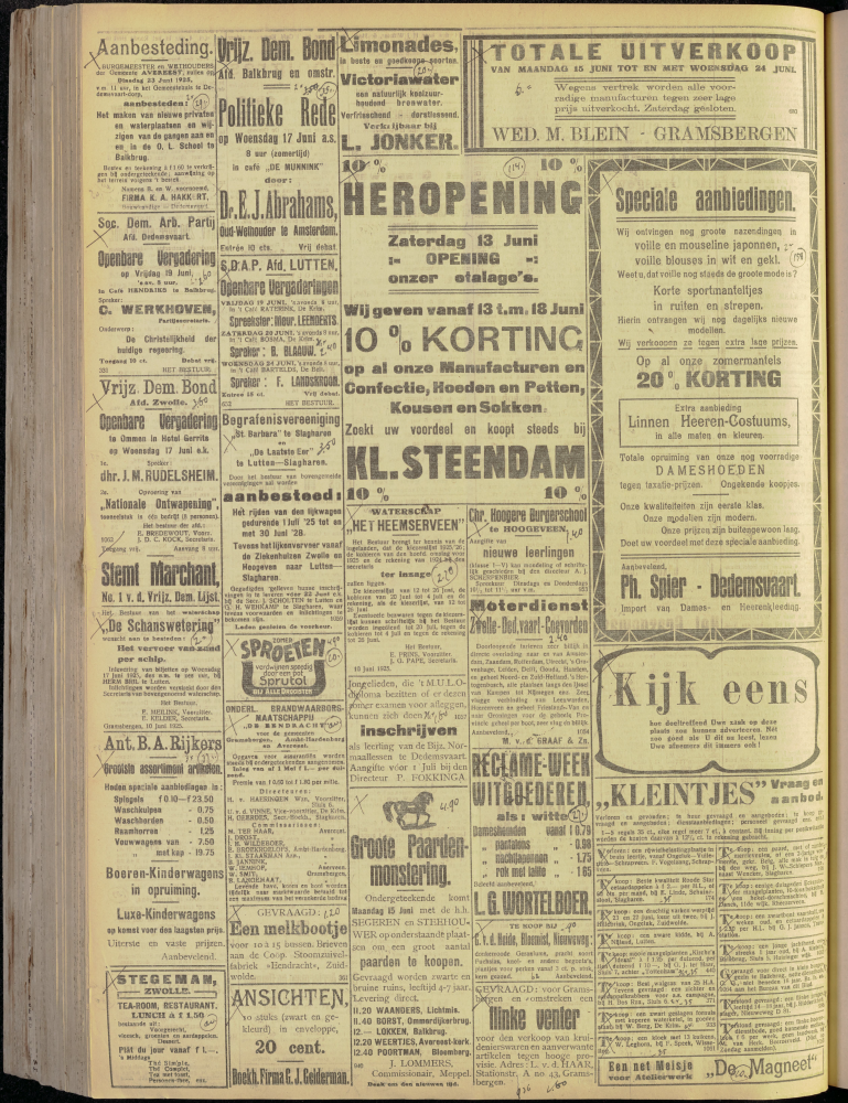 Bekijk detail van "Dedemsvaartsche Courant 13/6/1925 pagina 8 van 8<br xmlns:atlantis="urn:atlantis" />"
