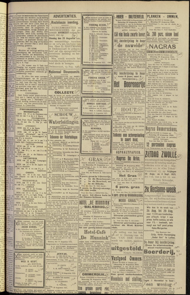 Bekijk detail van "Dedemsvaartsche Courant 22/8/1925 pagina 3 van 8<br xmlns:atlantis="urn:atlantis" />"