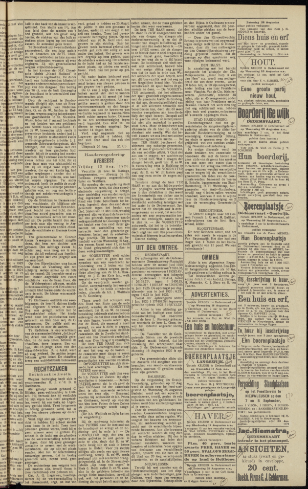 Bekijk detail van "Dedemsvaartsche Courant 18/8/1926 pagina 3 van 4<br xmlns:atlantis="urn:atlantis" />"