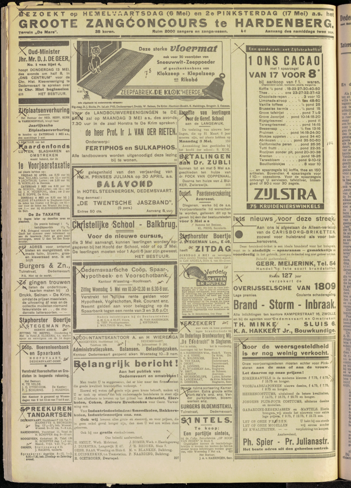 Bekijk detail van "Dedemsvaartsche Courant 1/5/1937 pagina 4 van 14<br xmlns:atlantis="urn:atlantis" />"