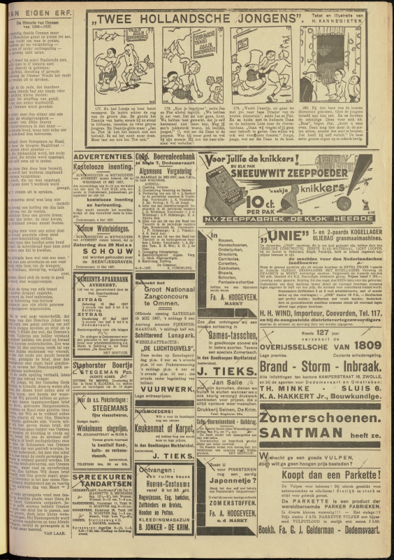 Bekijk detail van "Dedemsvaartsche Courant 15/5/1937 pagina 3 van 14<br xmlns:atlantis="urn:atlantis" />"