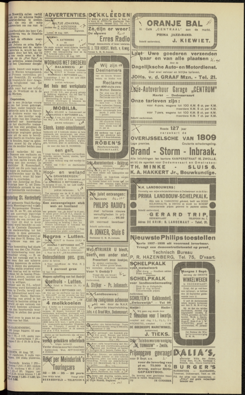 Bekijk detail van "Dedemsvaartsche Courant 1/9/1937 pagina 9 van 10<br xmlns:atlantis="urn:atlantis" />"